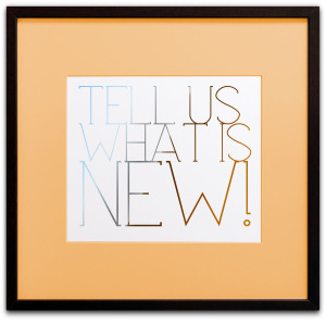 Tell Us What Is New and We Will Publish It @ Stu-Art Supplies