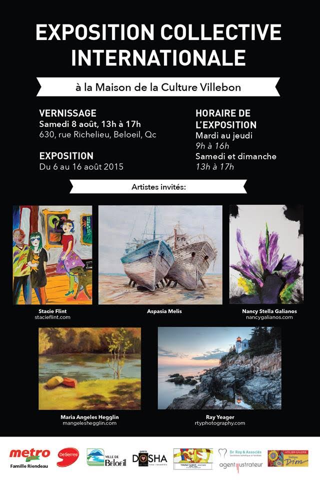 Invitation to Exposition Collective Internationale (Quebec) - Stu-Art ...