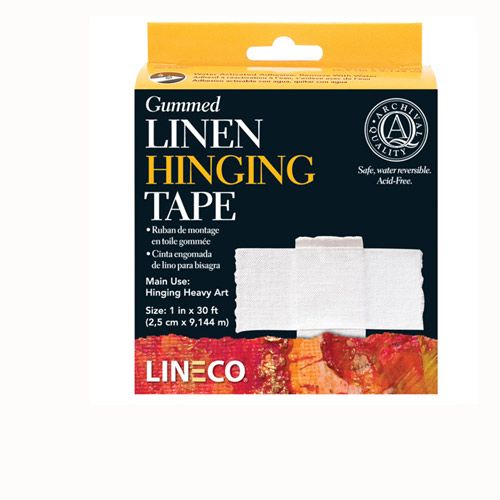 Lineco Acid-Free Gummed Linen Tape for framing